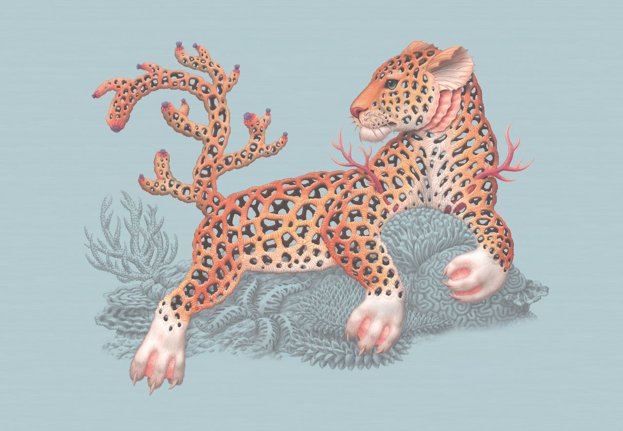 Coralleopardus, uit ‘Terra Ultima’ van Raoul Deleo en Noah J. Stern.