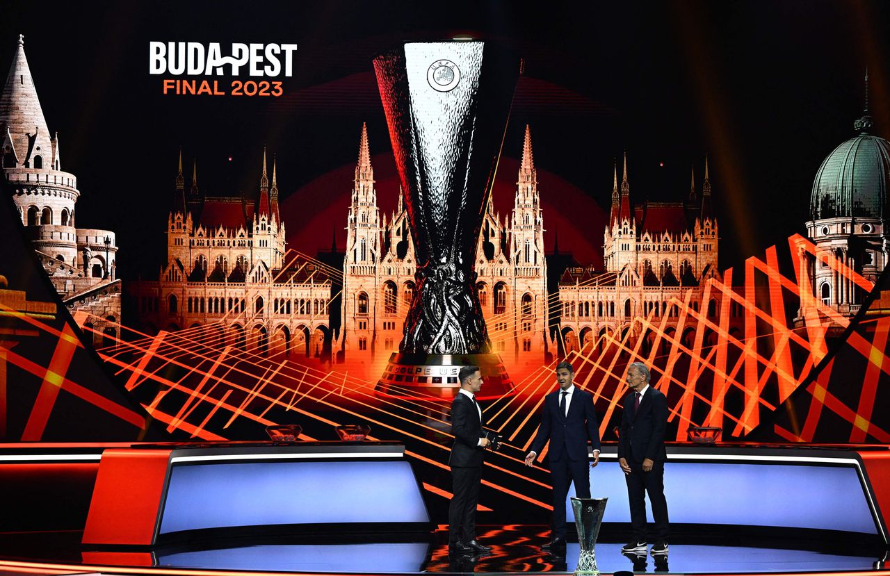 De loting voor de Europa League, waarvan de finale gespeeld zal worden in Boedapest.