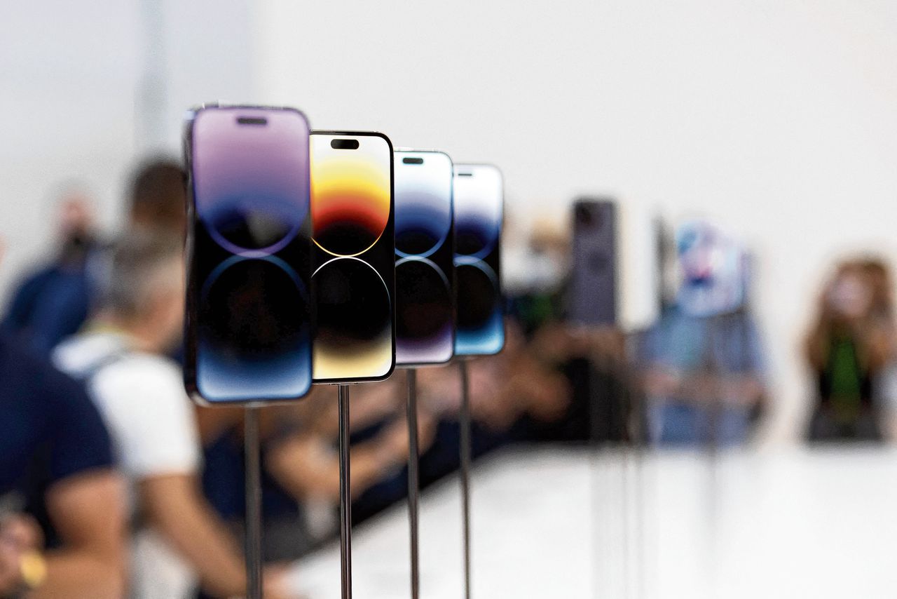 De nieuwe iPhone 14 en 14 Pro werden op 7 september door Apple gepresenteerd in Cupertino, Californië.