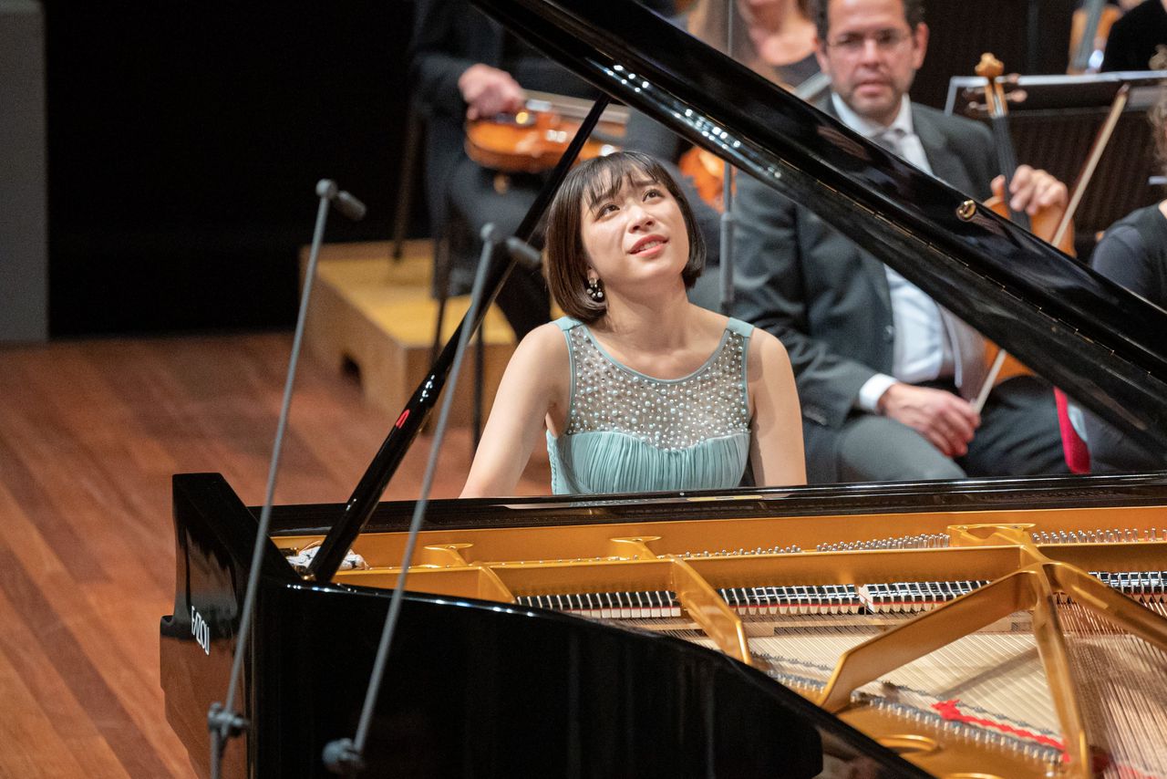 Yukine Kuroki, winnaar van Liszt Utrecht 2022. Foto ALLARD WILLEMSE