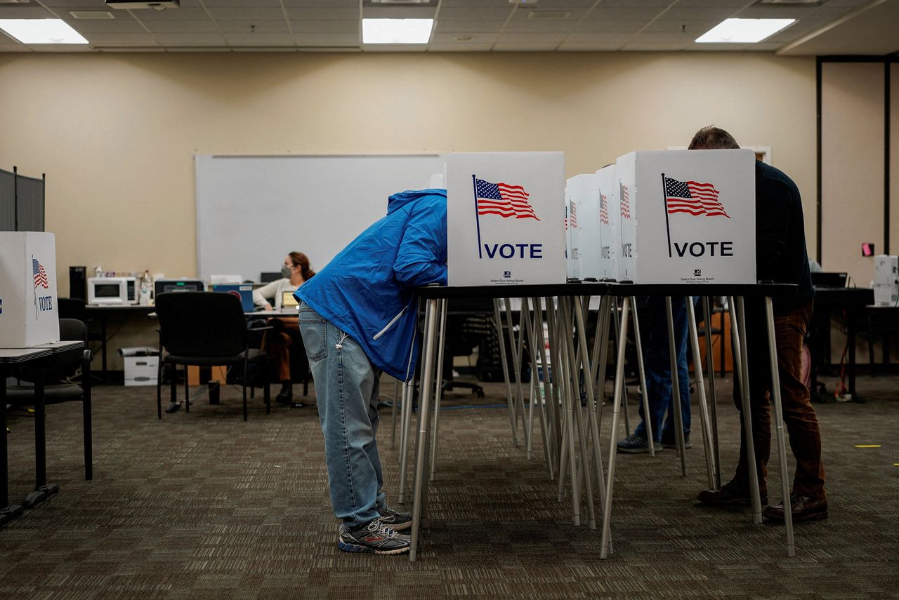 In aanloop naar de Amerikaanse Congresverkiezingen op dinsdag 8 november kan er ook al, zoals hier in New Mexico, eerder gestemd worden.