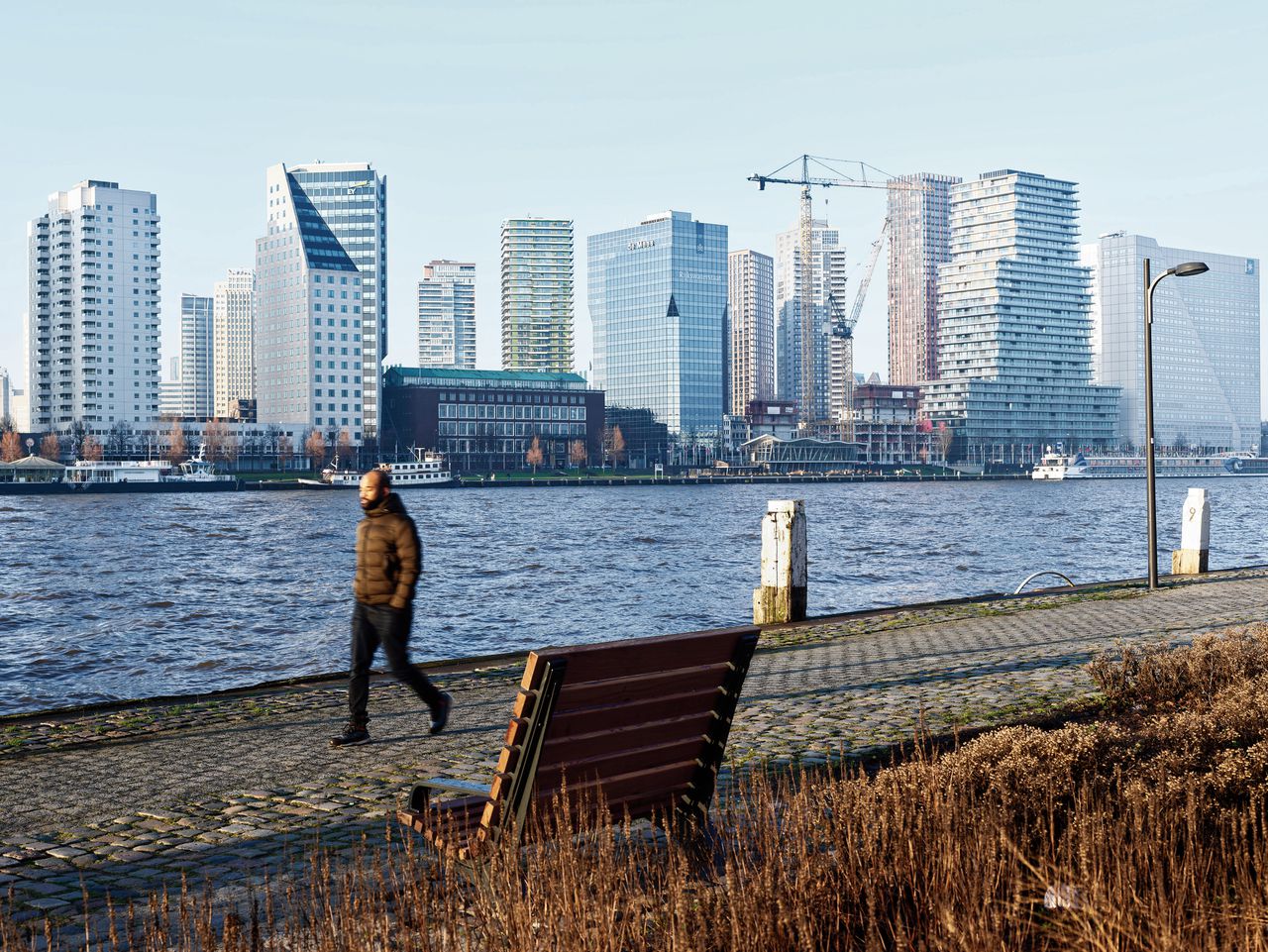 Bankje in Rotterdam