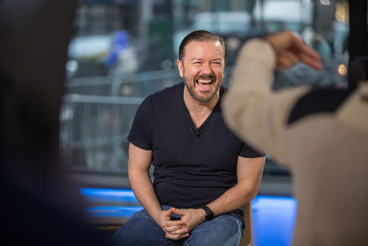 Ricky Gervais: „Het probleem is dat mensen het onderwerp verwarren met het doelwit.”