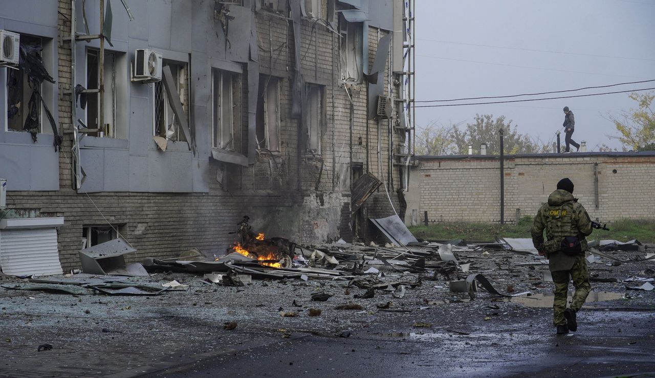 In oktober ontplofte in Melitopol een autobom bij het pand waarin de pro-Russische tv-zender ZaTV is gevestigd.