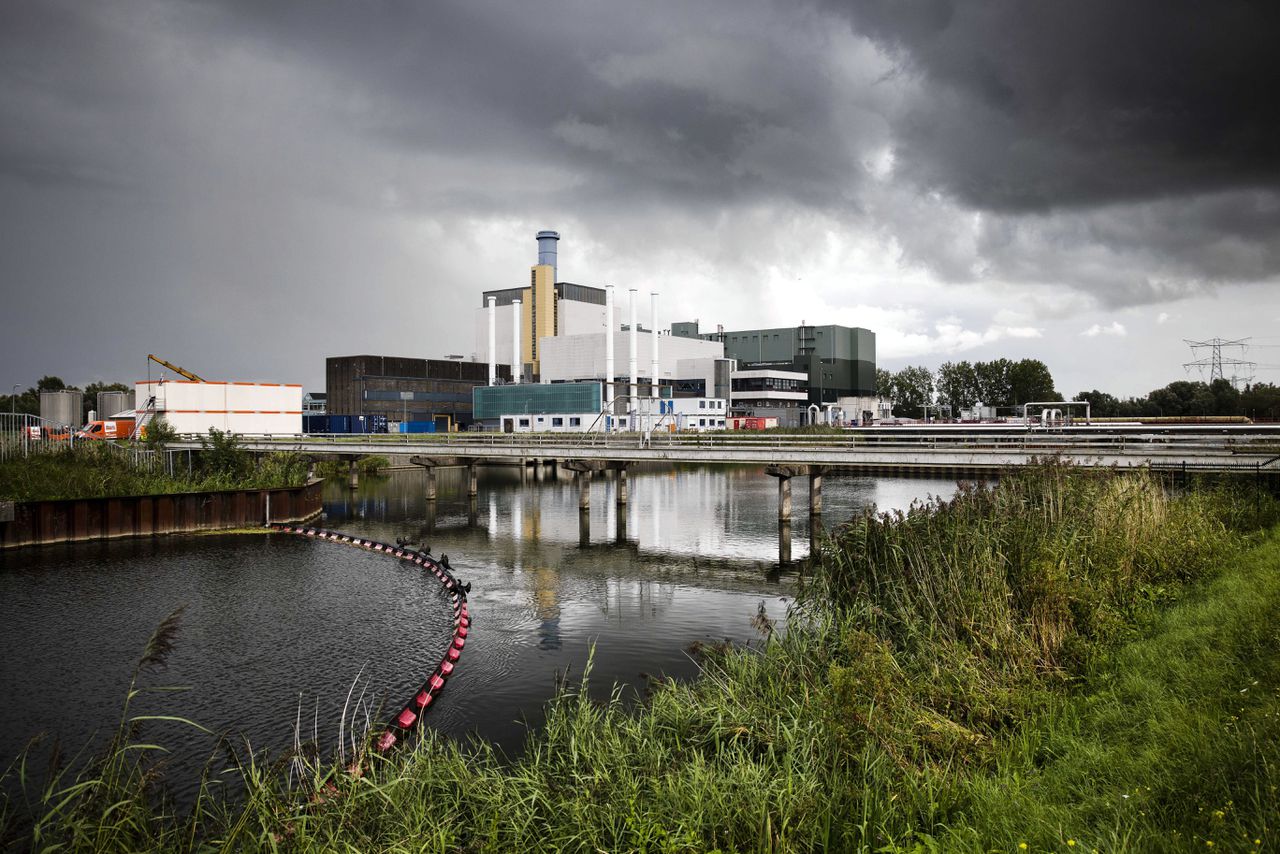 De elektriciteitscentrale van Vattenfal in Diemen.
