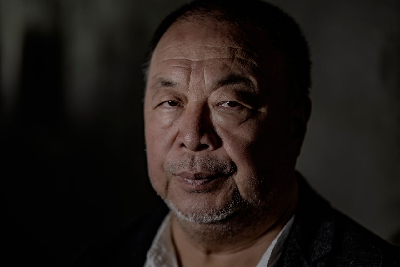 Ai Weiwei in Rotterdam, oktober 2023