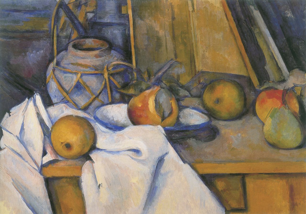 Paul Cézanne, Fruit met gemberpot (circa 1890-1893). Richtprijs: 35-55 miljoen dollar (33-52 miljoen euro).
