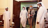 <strong>Minister Kaag en haar Qatarese collega</strong> Sheikh Mohammed bin Abdulrahman al-Thani, woensdag in Doha. 