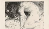 Pablo Picasso, <strong>Minotaurus streelt een slapende vrouw</strong> (1933)